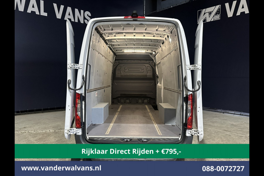Mercedes-Benz Sprinter 317 CDI 170pk L3H2 Euro6 *Rijklaar Direct Rijden* Airco | 360 graden Camera | Navigatie | Apple Carplay | Android Auto | Cruisec Chauffeursstoel, Stoelverwarming, Parkeersensoren, Bijrijdersbank