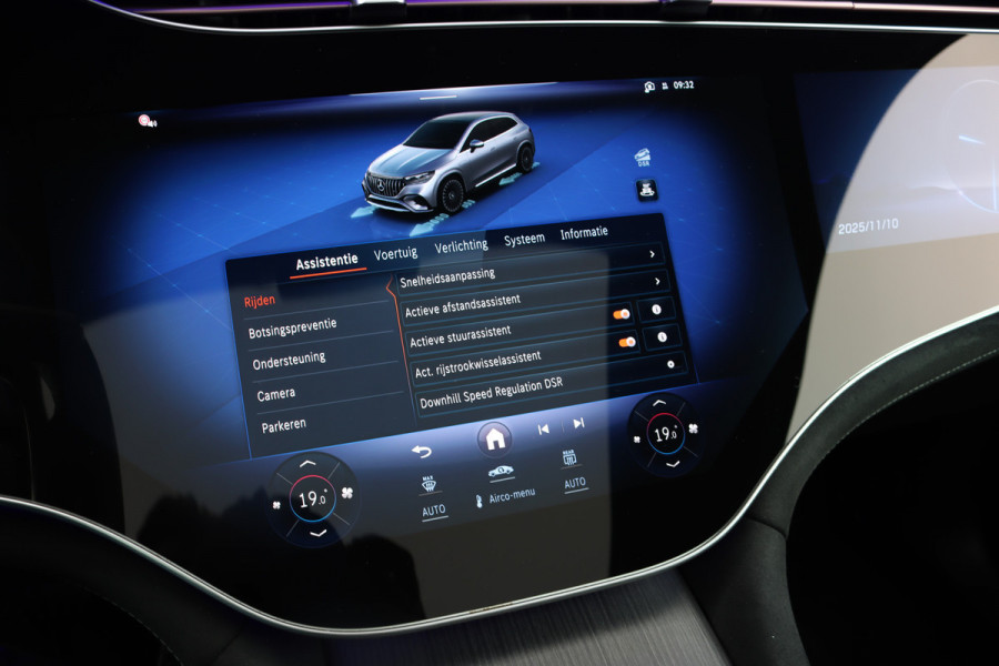 Mercedes-Benz EQE SUV AMG 53 4MATIC+ 91 kWh | MBUX Hyperscreen | Airmatic | Achterasbesturing | Distronic+ | Memory | Stoelventilatie | Burmester | Digital Light | Trekhaak | HUD | Warmtepomp |
