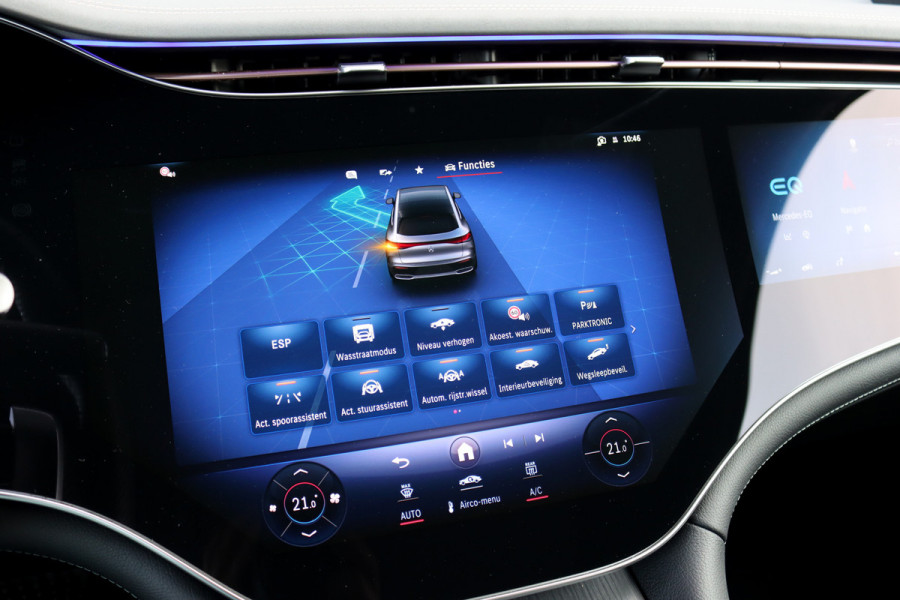 Mercedes-Benz EQE SUV 350+ Premium AMG Line 96 kWh | Hyperscreen | Airmatic | Distronic+ | Trekhaak | Burmester | 22kW | Digital Light | Augmented Reality | Leder | Keyless Go | Surround Camera |