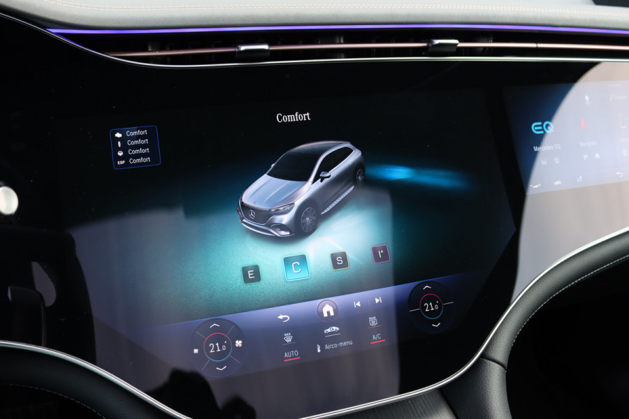Mercedes-Benz EQE SUV 350+ Premium AMG Line 96 kWh | Hyperscreen | Airmatic | Distronic+ | Trekhaak | Burmester | 22kW | Digital Light | Augmented Reality | Leder | Keyless Go | Surround Camera |