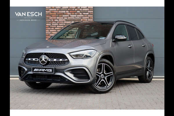 Mercedes-Benz GLA 250 e Premium+ AMG Line | Facelift | Distronic | Panoramadak | Burmester | Trekhaak | HUD | Memory | Verwarmd Stuurwiel | Surround Camera |