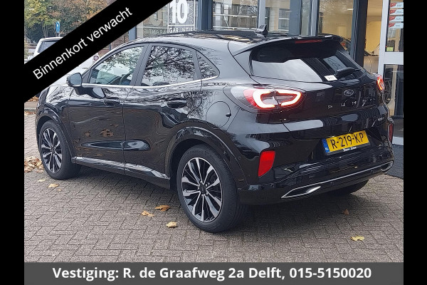 Ford Puma 1.0 EcoBoost Hybrid ST-Line Vignale Automaat | Navigatie | Leder | Glazen Dak |
