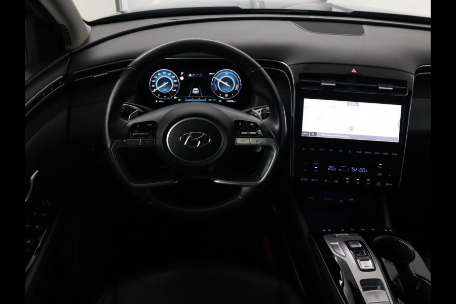 Hyundai Tucson 1.6 T-GDI HEV Premium Sky | Panoramadak | Trekhaak | Stoelventilatie | 360 Camera | Leder | Adaptive cruise | Achterbankverwarming | Carplay | Keyless | Navigatie | 19'' | File Assistent