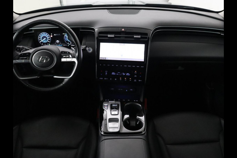 Hyundai Tucson 1.6 T-GDI HEV Premium Sky | Panoramadak | Trekhaak | Stoelventilatie | 360 Camera | Leder | Adaptive cruise | Achterbankverwarming | Carplay | Keyless | Navigatie | 19'' | File Assistent