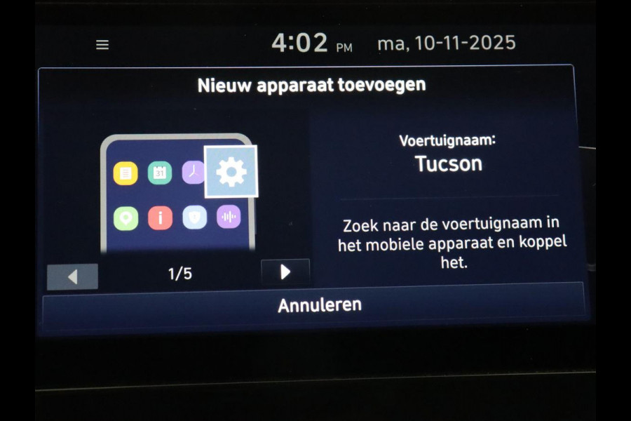 Hyundai Tucson 1.6 T-GDI HEV Premium Sky | Panoramadak | Trekhaak | Stoelventilatie | 360 Camera | Leder | Adaptive cruise | Achterbankverwarming | Carplay | Keyless | Navigatie | 19'' | File Assistent