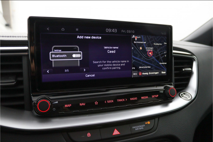 Kia Ceed Sportswagon 1.5 T-GDi GT-Line Automaat - Kantel/schuifdak - Navigatie - Adaptive Cruisecontrol - Achteruitrijcamera - Parkeersensoren - - Fabrieksgarantie tot 04-2032 of 150.000 km