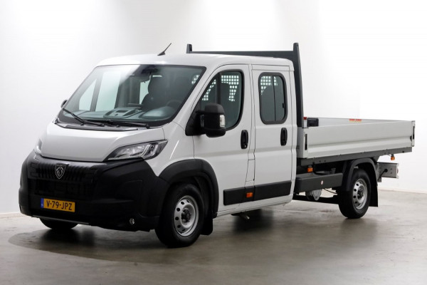 Peugeot Boxer 2.2 BlueHDi 140pk D.C. Open Laadbak Trekhaak 3000kg BPM-Vrij 11-2024