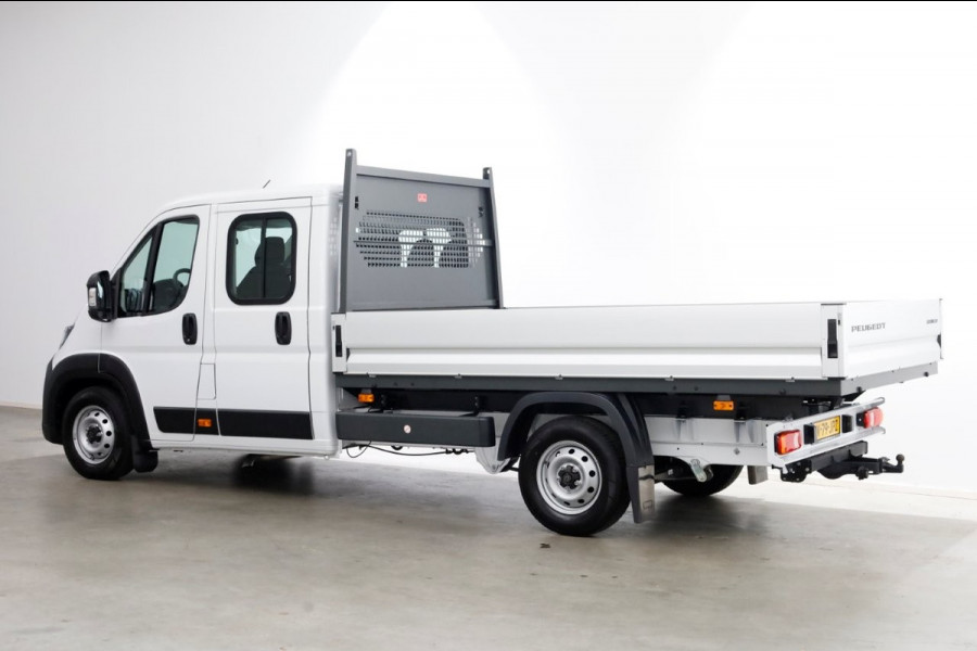 Peugeot Boxer 2.2 BlueHDi 140pk D.C. Open Laadbak Trekhaak 3000kg BPM-Vrij 11-2024