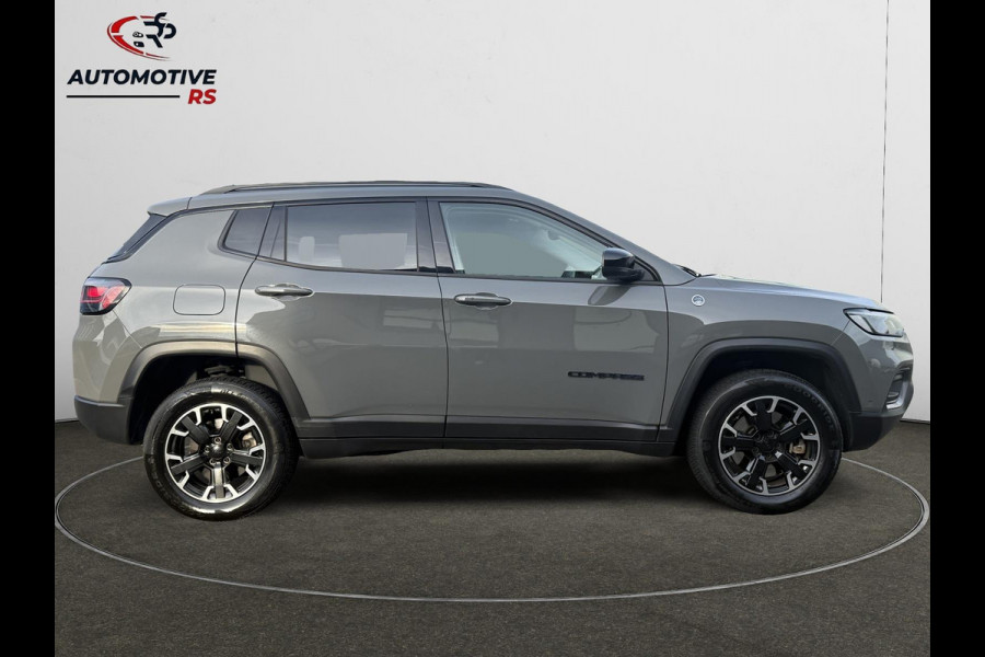 Jeep Compass 4xe 240pk Plug-in Hybrid Trailhawk 4x4 Keyless ACC Navi Lane Assist Camera Leder Climate Control LED Velgen