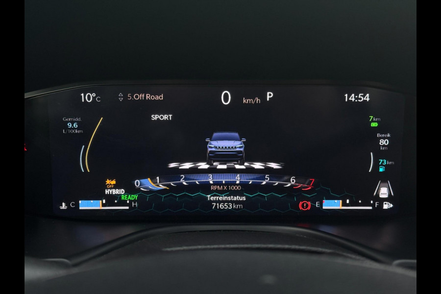 Jeep Compass 4xe 240pk Plug-in Hybrid Trailhawk 4x4 Keyless ACC Navi Lane Assist Camera Leder Climate Control LED Velgen