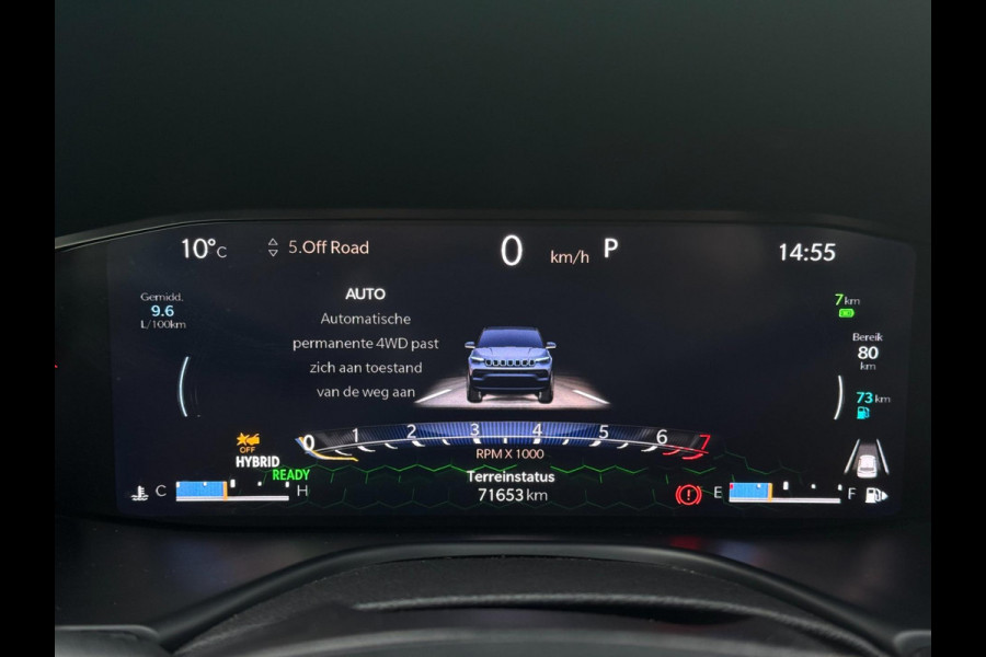 Jeep Compass 4xe 240pk Plug-in Hybrid Trailhawk 4x4 Keyless ACC Navi Lane Assist Camera Leder Climate Control LED Velgen