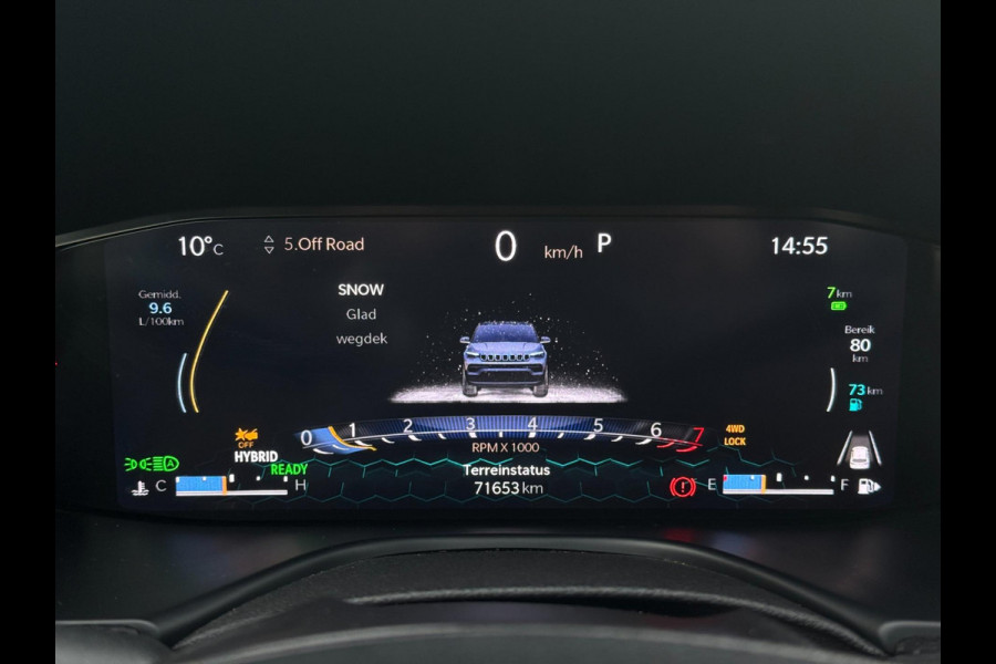 Jeep Compass 4xe 240pk Plug-in Hybrid Trailhawk 4x4 Keyless ACC Navi Lane Assist Camera Leder Climate Control LED Velgen