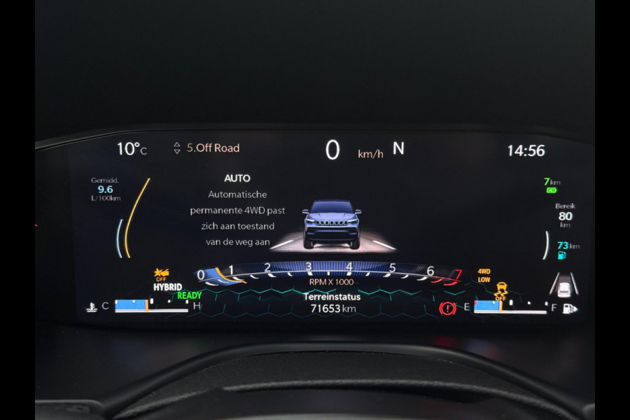 Jeep Compass 4xe 240pk Plug-in Hybrid Trailhawk 4x4 Keyless ACC Navi Lane Assist Camera Leder Climate Control LED Velgen