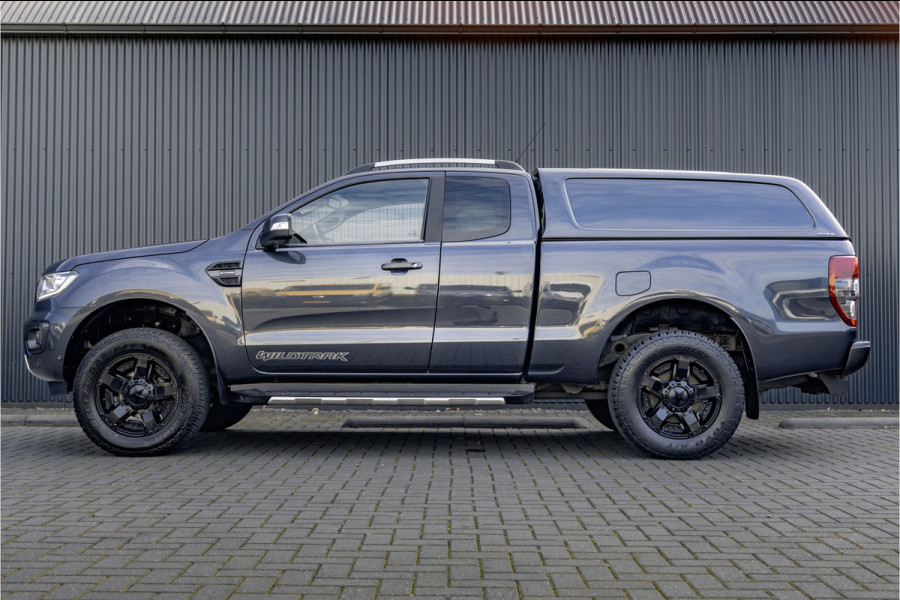 Ford Ranger BiTurbo EcoBlue Wildtrak Supercab 4x4 | Automaat | Camera | CarPlay | Navi | LED | Climate | Cruise | 3.5T Trekgewicht | Euro 6