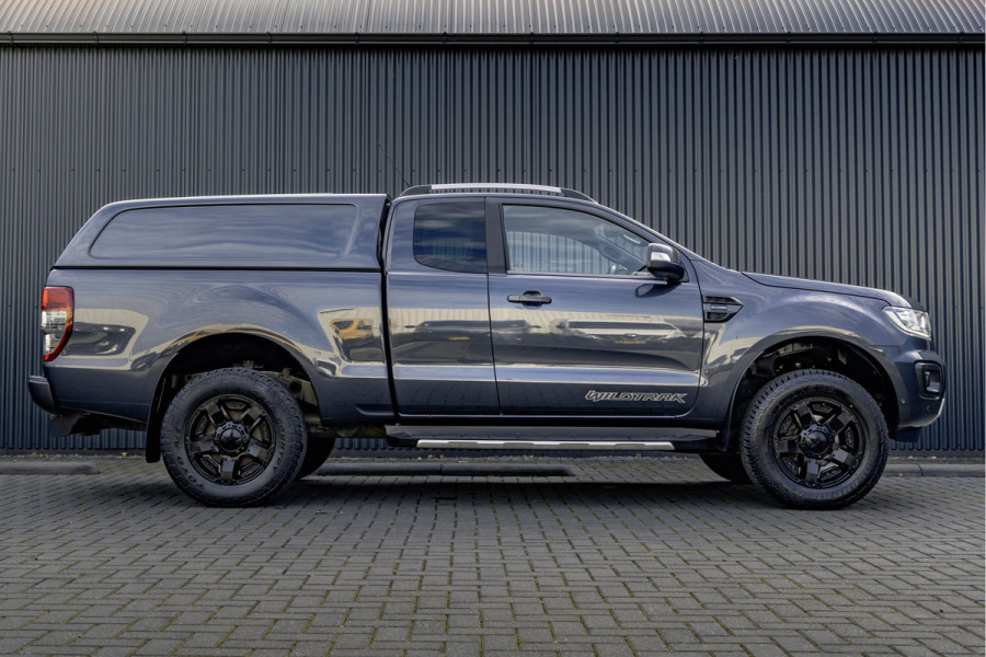 Ford Ranger BiTurbo EcoBlue Wildtrak Supercab 4x4 | Automaat | Camera | CarPlay | Navi | LED | Climate | Cruise | 3.5T Trekgewicht | Euro 6