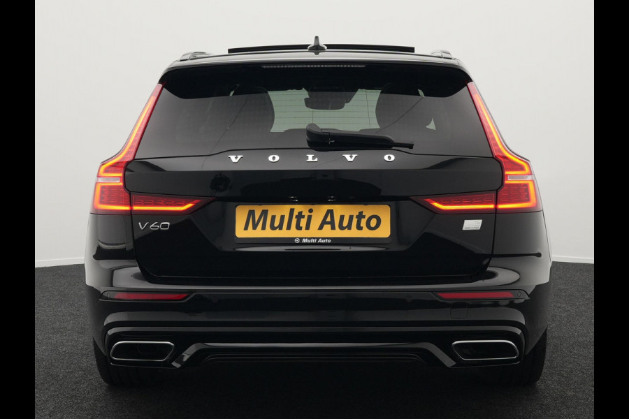 Volvo V60 T6 Recharge AWD R-Design LONG RANGE Plug In Hybrid Dealer O.H. PHEV | Panodak | Lederen Sportstoelen Memory | Harman Kardon | Apple Carplay | Navigatie | Camera | L.M. 19" | DAB | Virtual |