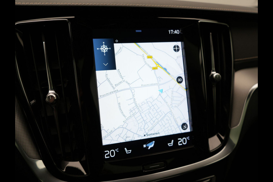 Volvo V60 T6 Recharge AWD R-Design LONG RANGE Plug In Hybrid Dealer O.H. PHEV | Panodak | Lederen Sportstoelen Memory | Harman Kardon | Apple Carplay | Navigatie | Camera | L.M. 19" | DAB | Virtual |