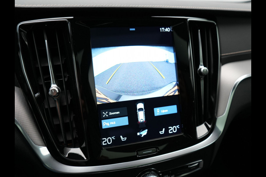 Volvo V60 T6 Recharge AWD R-Design LONG RANGE Plug In Hybrid Dealer O.H. PHEV | Panodak | Lederen Sportstoelen Memory | Harman Kardon | Apple Carplay | Navigatie | Camera | L.M. 19" | DAB | Virtual |