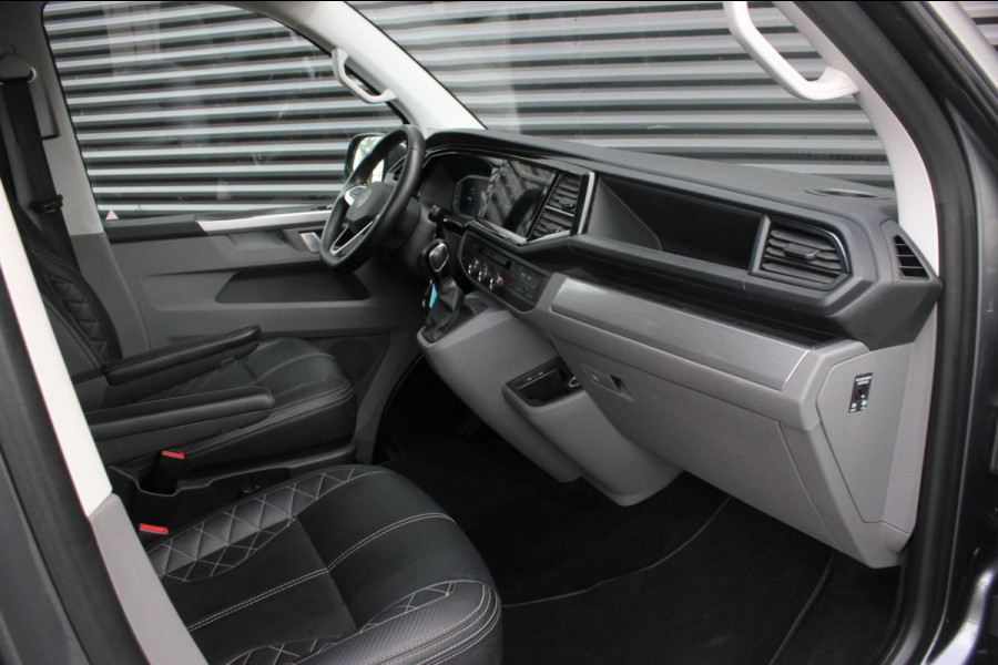 Volkswagen Transporter 2.0 TDI L2H1 BULLI DUBBEL CABINE 204PK 2023 JB-EDIITON / ACTIVE DISPLAY / VERLAGINGSVEREN / APPLE CARPLAY