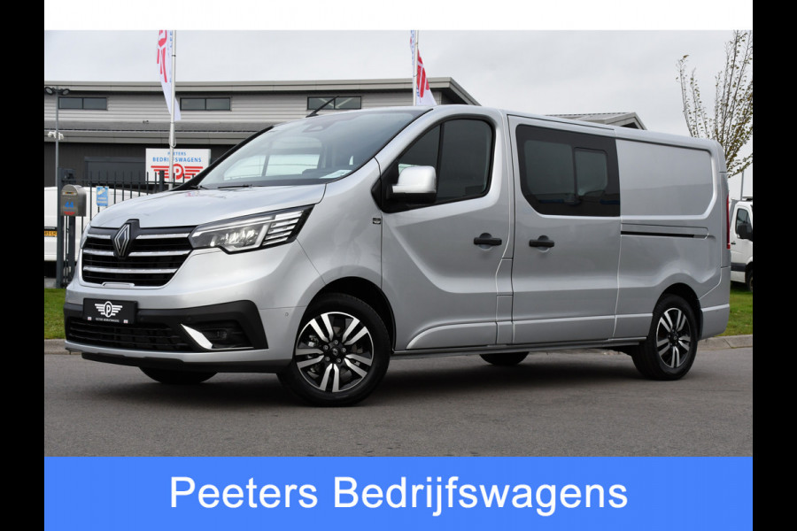 Renault Trafic 2.0 170 L2H1 Extra DC Facelift! 3 x Leverbaar, Virtual, Cruise, Carplay, Stoelverwarming, Clima, Automaat, LED, 170PK, 2 x Schuifdeur, Uniek!