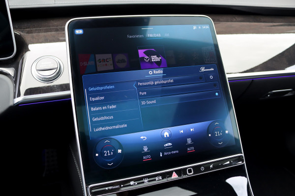 Mercedes-Benz S-Klasse 400d 4MATIC Lang AMG Line Aut9 | Airmatic | Achterasbesturing | Distronic+ | Zonweringspakket | Burmester | Stoelventilatie | Verwarmd Stuurwiel | HUD | Vlakkenverwarming |