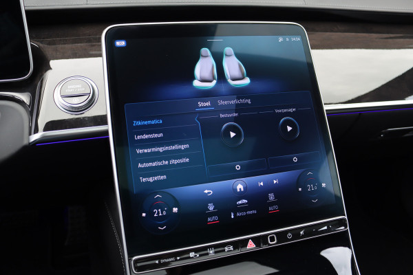 Mercedes-Benz S-Klasse 400d 4MATIC Lang AMG Line Aut9 | Airmatic | Achterasbesturing | Distronic+ | Zonweringspakket | Burmester | Stoelventilatie | Verwarmd Stuurwiel | HUD | Vlakkenverwarming |