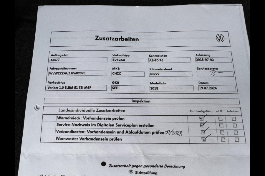 Volkswagen Golf 1.0 TSI 110pk Comfortline CarPlay Navi Elektr.Trekhaak Garantie Airco