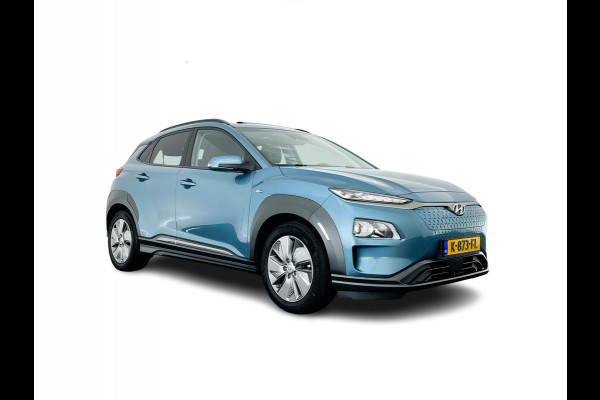 Hyundai Kona EV Fashion 64 kWh [ 3-Fase ] { SOH-100% } (INCL-BTW) Aut. *PANO | KRELL-AUDIO | HEAD-UP | NAVI-FULLMAP | KEYLESS | SHIFT-PADDLES | LANE-ASSIST | BLIND-SPOT | CAMERA | DAB | ECC | PDC | ADAPTIVE-CRUISE | COMFORT-SEATS | 17"ALU*