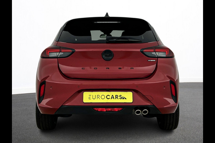 Opel Corsa 1.2 Turbo 136pk Hybrid GS Auto. | Navigatie | Apple Carplay/Android Auto | Camera | Parkeersensoren | Cruise Control | Dodehoek assistent | Stoel- en stuurverwarming | Full-LED-Matrix-koplamp | Airco | Lichtmetalen velgen