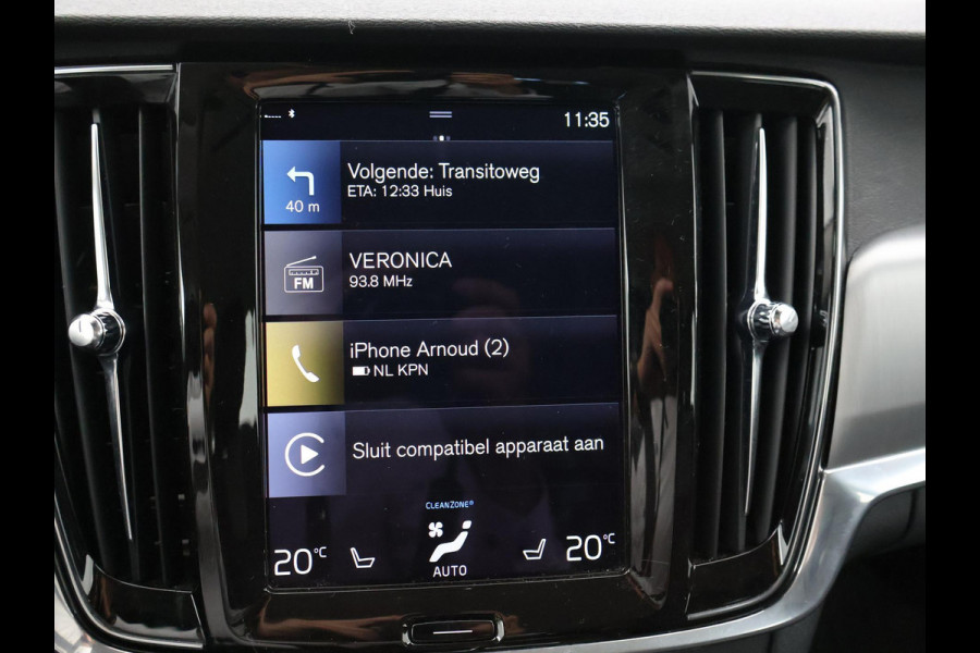 Volvo V90 2.0 T4 190 PK AUT. + WEGKL. TREKHAAK / ADAPTIVE CRUISE / STOELVERW. V+A / LED