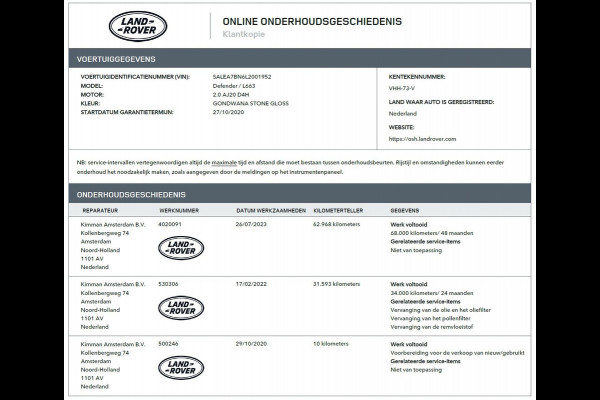 Land Rover Defender 2.0 D240 110 GRIJS KENTEKEN + PANORAMADAK | 360 CAMERA | WEGKL. TREKHAAK | MERIDIAN | LUCHTVERING