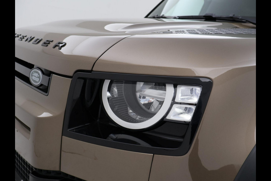 Land Rover Defender 2.0 D240 110 GRIJS KENTEKEN + PANORAMADAK | 360 CAMERA | WEGKL. TREKHAAK | MERIDIAN | LUCHTVERING