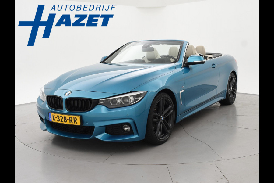 BMW 4 Serie Cabrio 420i M-SPORT + NEKVERWARMING | HEAD-UP | DAB | HARMAN/KARDON | MEMORY | CAMERA | SPORTSTOELEN