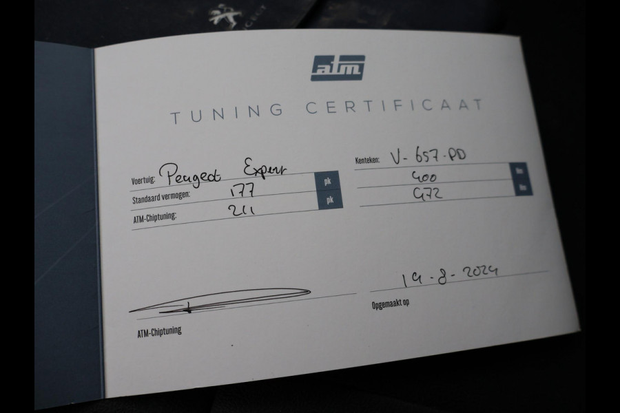 Peugeot Expert 227S 2.0 BLUEHDI 211 PK AUT. + APPLE CARPLAY | TREKHAAK | NAVIGATIE | LMV | SIDEBARS