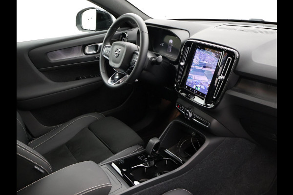 Volvo C40 RECHARGE TWIN ULTIMATE 78 kWh 408 PK SAGE GREEN + ELEK. TREKHAAK | 20 INCH | PANORAMA | PILOT ASSIST | ACC | HK