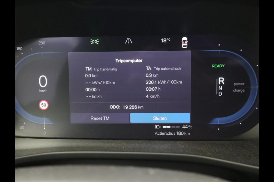 Volvo C40 RECHARGE TWIN ULTIMATE 78 kWh 408 PK SAGE GREEN + ELEK. TREKHAAK | 20 INCH | PANORAMA | PILOT ASSIST | ACC | HK