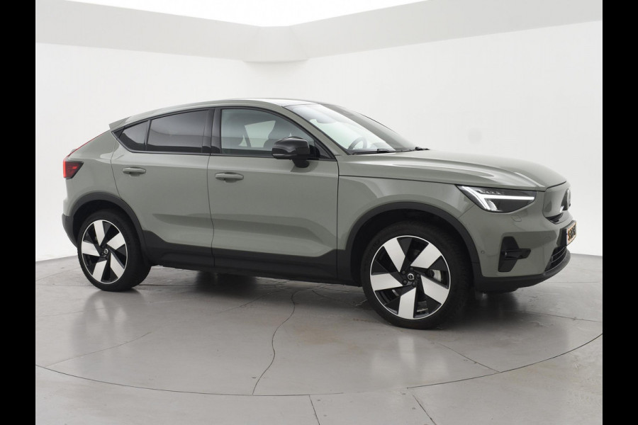 Volvo C40 RECHARGE TWIN ULTIMATE 78 kWh 408 PK SAGE GREEN + ELEK. TREKHAAK | 20 INCH | PANORAMA | PILOT ASSIST | ACC | HK