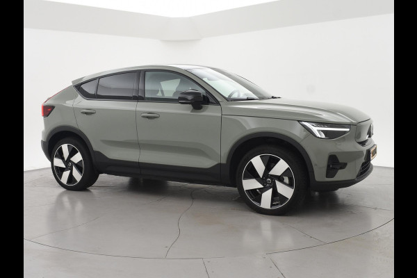 Volvo C40 RECHARGE TWIN ULTIMATE 78 kWh 408 PK SAGE GREEN + ELEK. TREKHAAK | 20 INCH | PANORAMA | PILOT ASSIST | ACC | HK