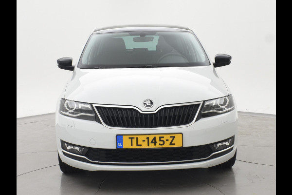 Škoda Rapid Spaceback 1.0 TSI DSG AUT CLEVER WIT PARELMOER + PANORAMADAK | STOELVERWARMING | DAB | NAVIGATIE