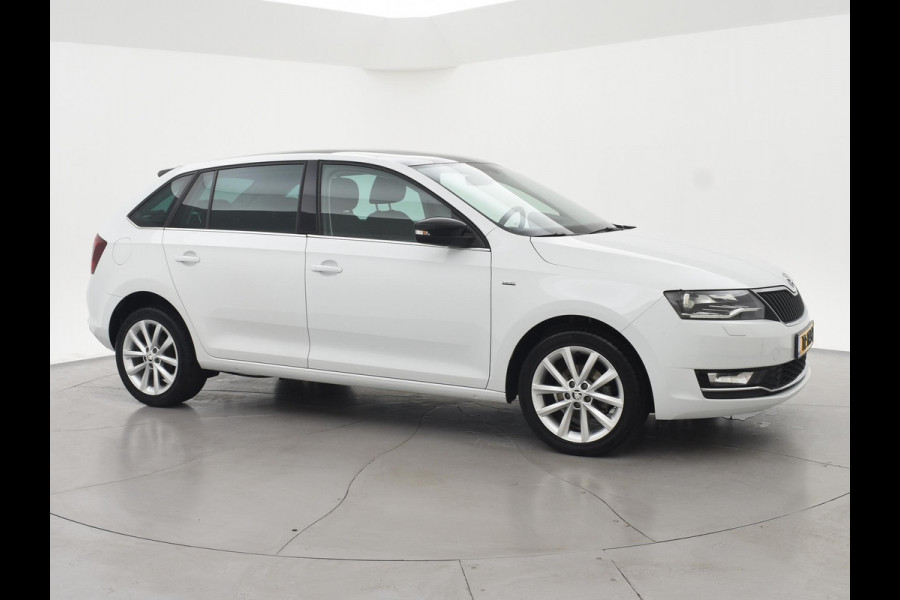 Škoda Rapid Spaceback 1.0 TSI DSG AUT CLEVER WIT PARELMOER + PANORAMADAK | STOELVERWARMING | DAB | NAVIGATIE