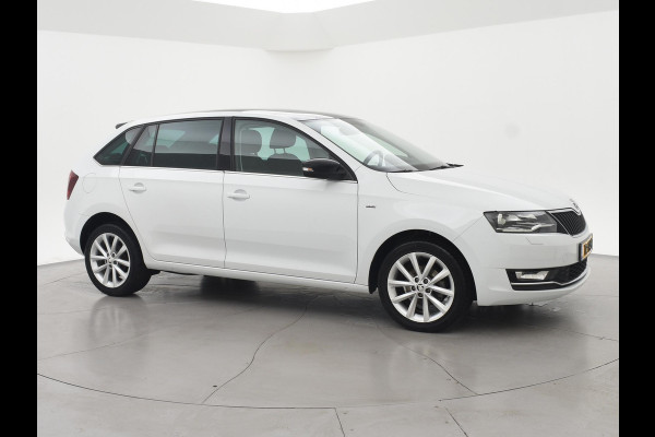 Škoda Rapid Spaceback 1.0 TSI DSG AUT CLEVER WIT PARELMOER + PANORAMADAK | STOELVERWARMING | DAB | NAVIGATIE