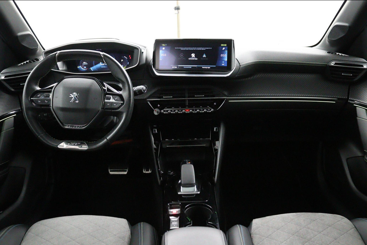 Peugeot e-208 EV GT 350 50 kWh*3FASE*PANO*CRUISE*ECC*CARPLAY*CAM