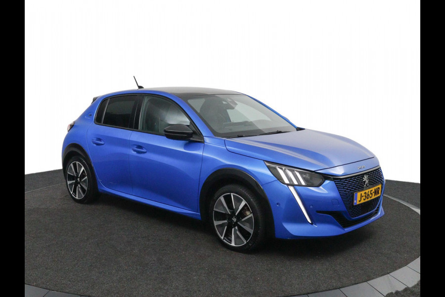 Peugeot e-208 EV GT 350 50 kWh*3FASE*PANO*CRUISE*ECC*CARPLAY*CAM