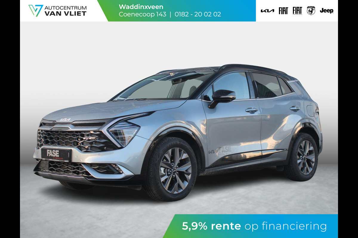 Kia Sportage 1.6 T-GDi Hybrid GT-PlusLine | Stoel-/stuurverwarming | Navi | Schuif-/kanteldak | Carplay | 360 camera