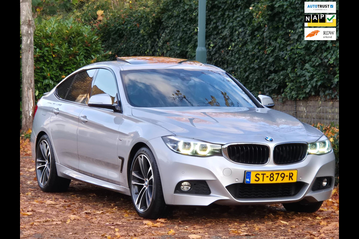 BMW 3-serie GT M Sport Panorama Apple CarPlay 19inch NAP 100% Dealer onderhouden GARANTIE 320i Corporate Lease High Executive