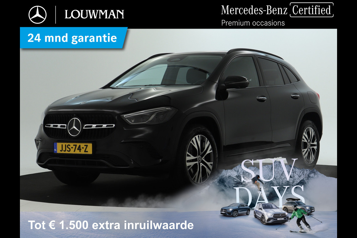 Mercedes-Benz GLA 250 e Plug-In Hybride Edition Progressive Line | Night Pakket | Multibeam Koplampen | Distronic | 11 kW Laden | Stuur en Stoelverwarming. Inclusief 24 maanden MB Certified garantie voor Europa.