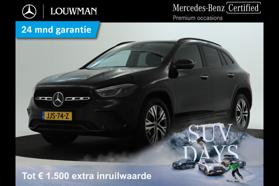 Mercedes-Benz GLA 250 e Plug-In Hybride Edition Progressive Line | Night Pakket | Multibeam Koplampen | Distronic | 11 kW Laden | Stuur en Stoelverwarming. Inclusief 24 maanden MB Certified garantie voor Europa.