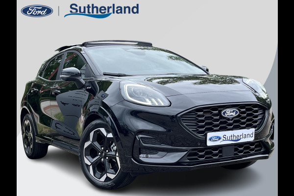 Ford Puma 1.0 EcoBoost Hybrid ST-Line X 155pk Automaat | Panoramadak | Afneembare trekhaak | Winter Pack | Adaptive cruise control | 360 graden camera | Bang&Olufsen | Elektrsiche achterklep | Matrix LED