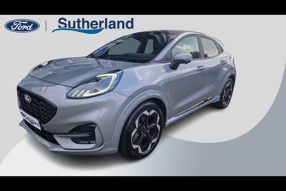 Ford Puma 1.0 EcoBoost Hybrid ST-Line X 155pk Automaat | Panoramadak | Afneembare trekhaak | Winter Pack | Adaptive cruise control | 360 graden camera | Bang&Olufsen | Elektrsiche achterklep | Matrix LED