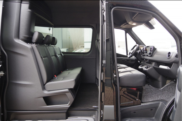 Mercedes-Benz Sprinter 319 1.9 CDI L2H2 DC-6P, AUT. LED, LEDER, MBUX 10'', CAMERA, NAVI, CRUISE, CLIMA, DUBBELE CABINE, DUBBEL CABINE